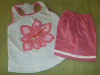 Conjunto rosa para niñas 